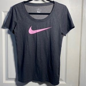 Nike Women’s Tee, Heather Gray, Small